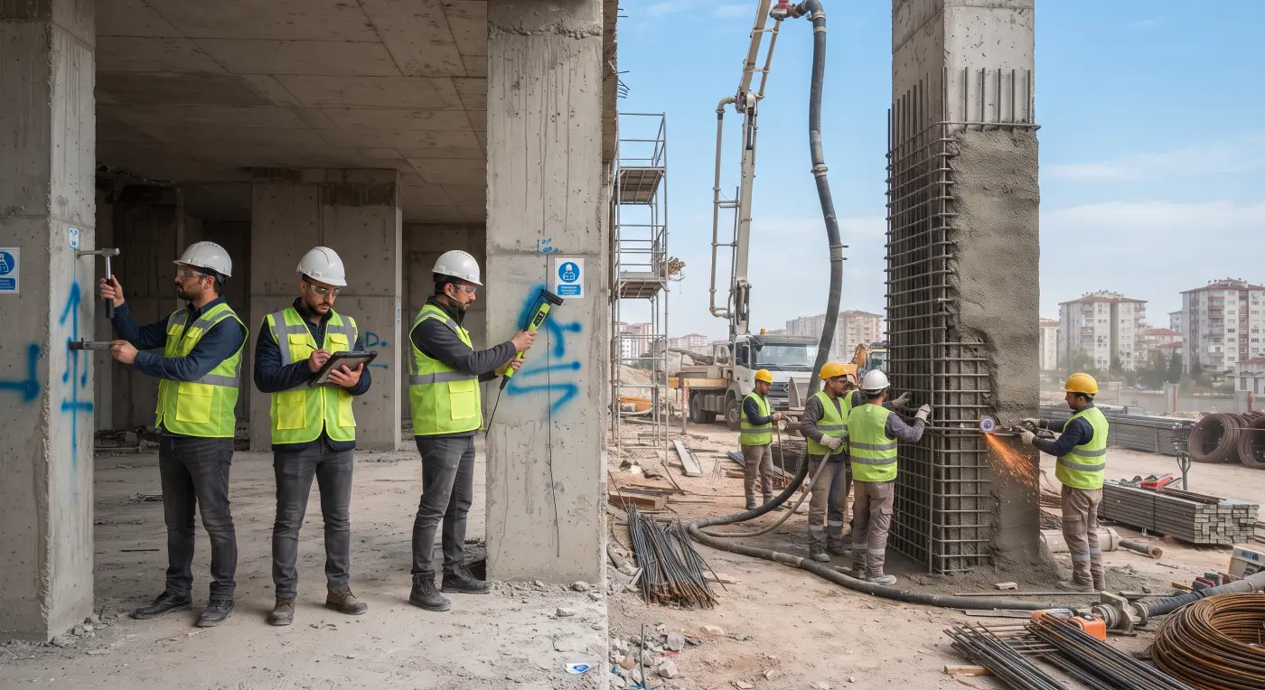 Riskli Bina Tespiti ve Sahada Güçlendirme Uygulamaları